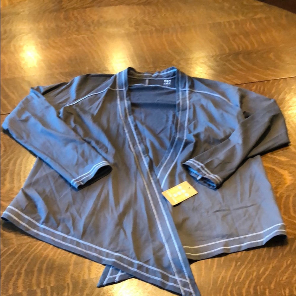 Title nine cardigan with mesh back